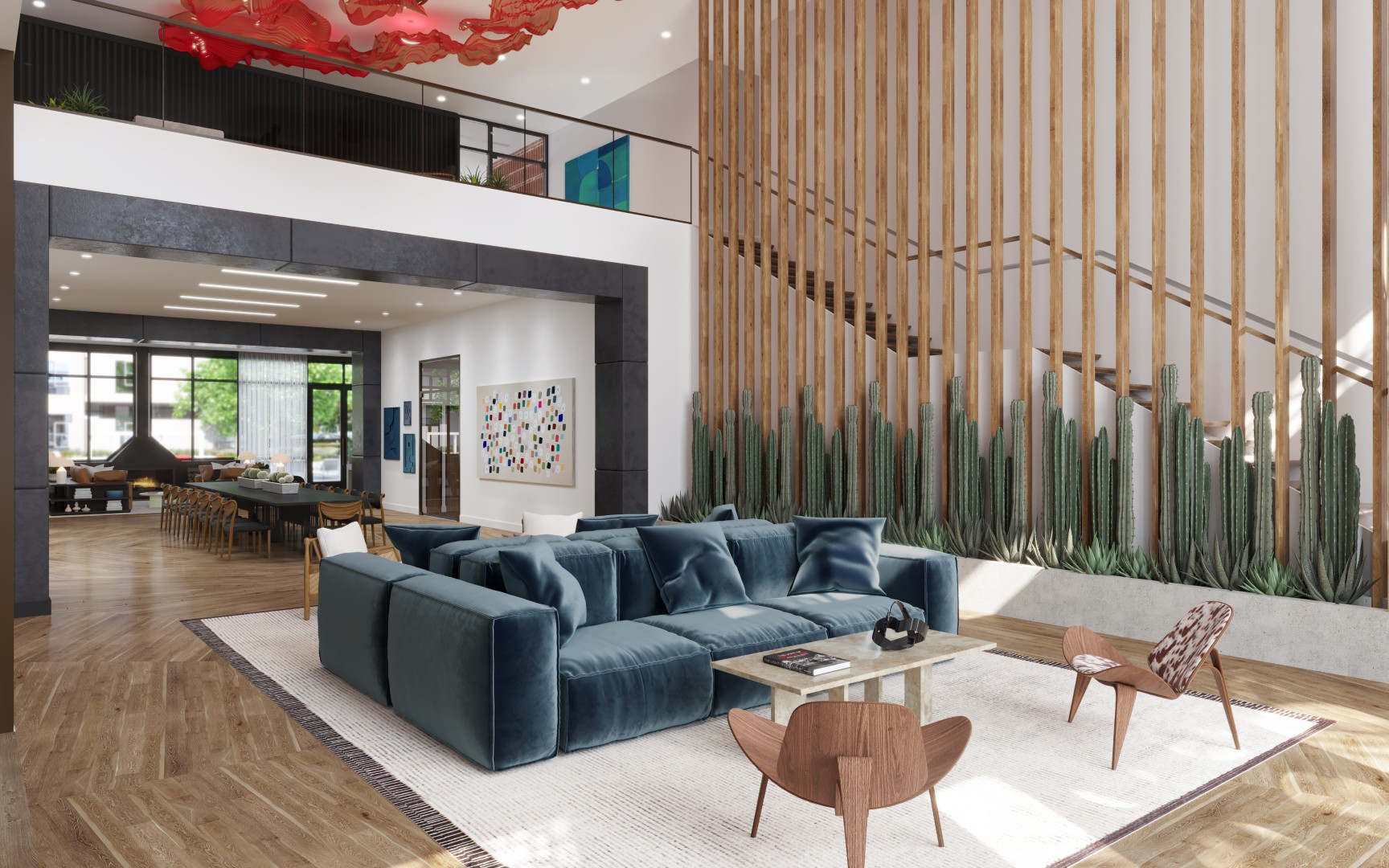 Modern lounge for relaxing