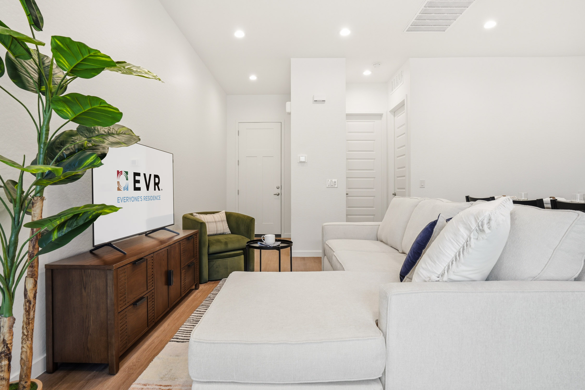Bright living room