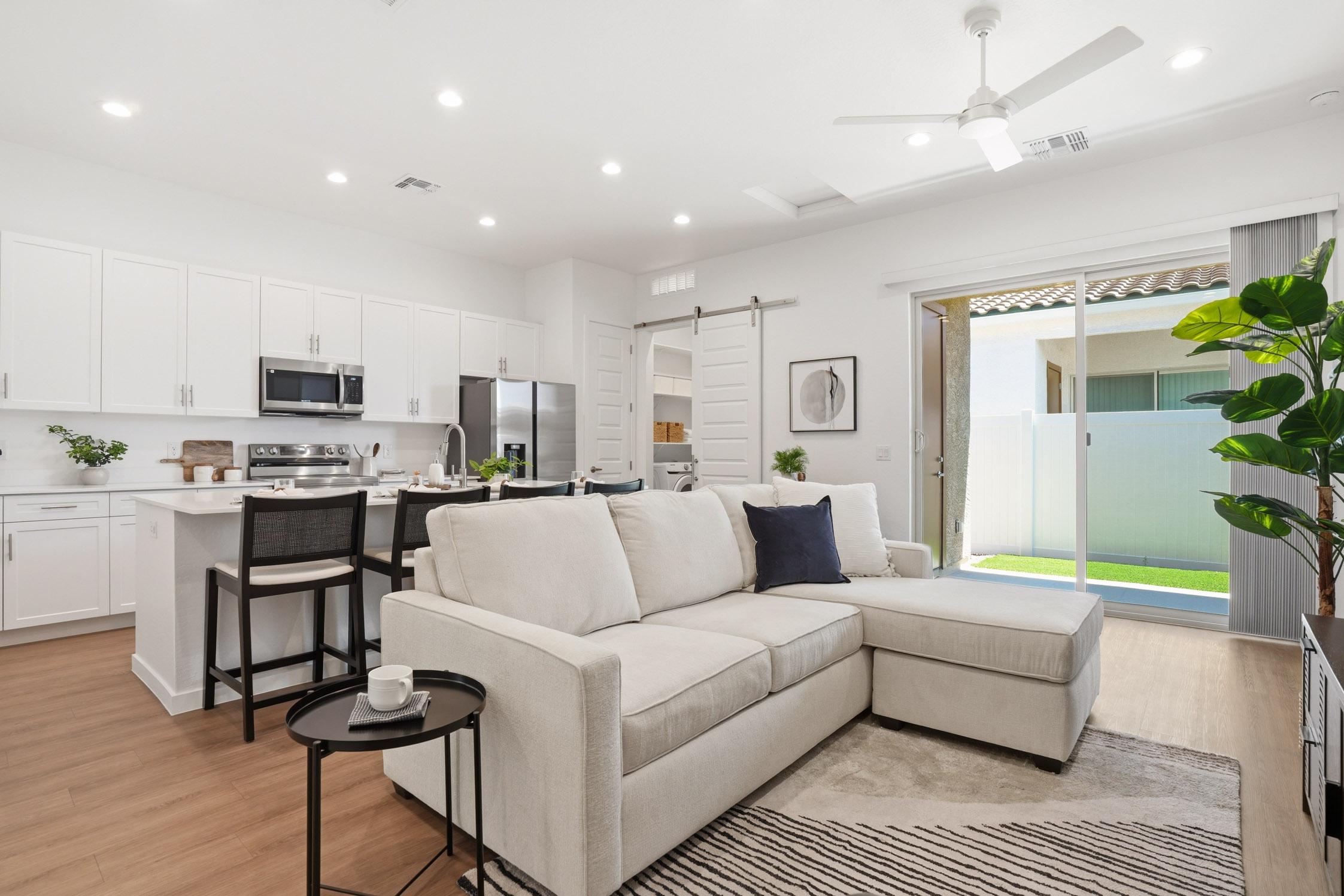 Open-Concept Living Space 