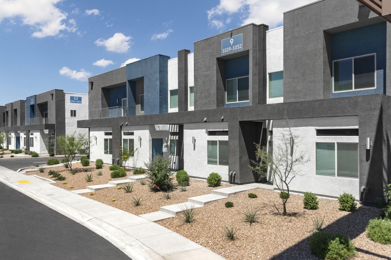 Modern Townhome Exterior