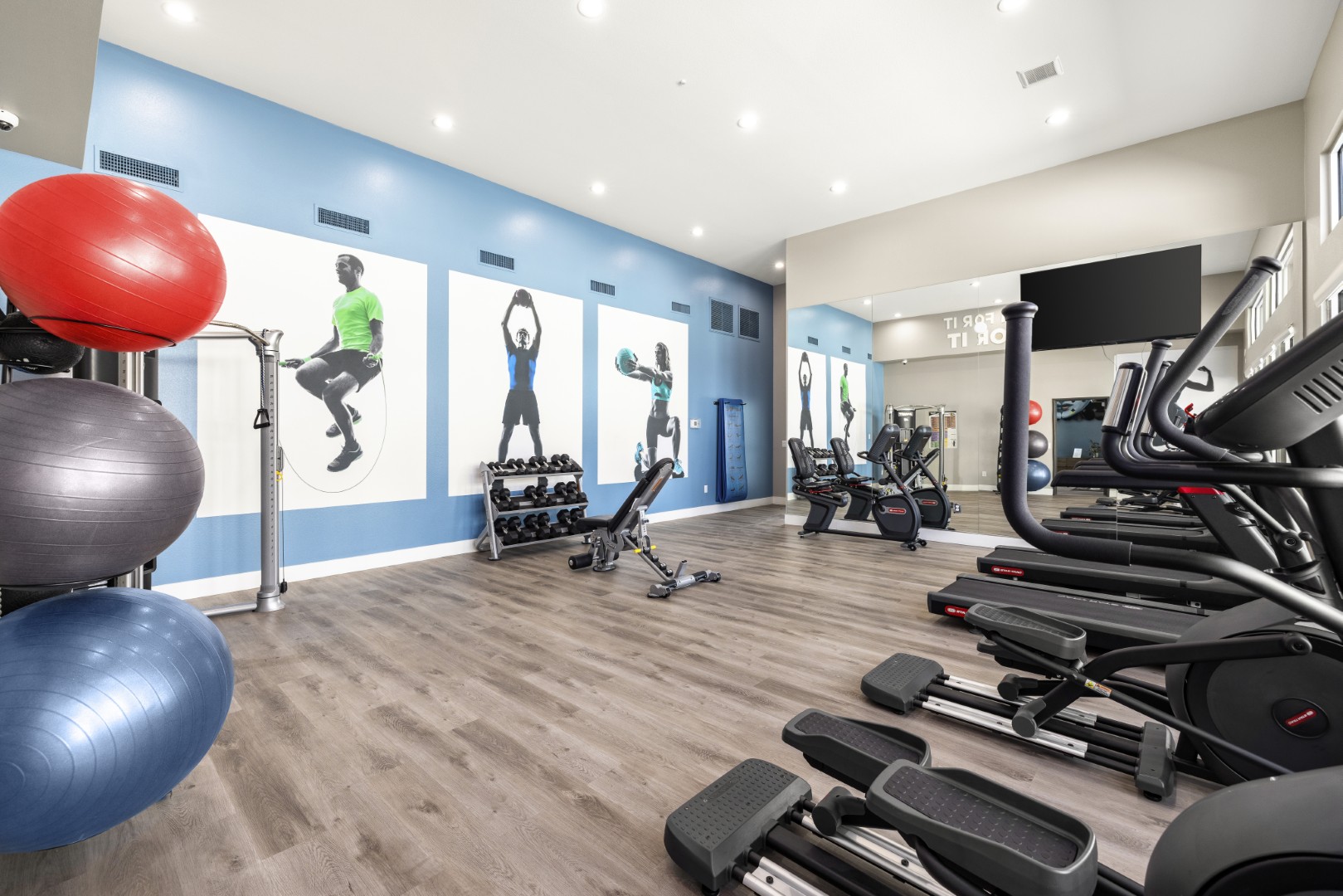 Fitness Center With Cardio Equipment