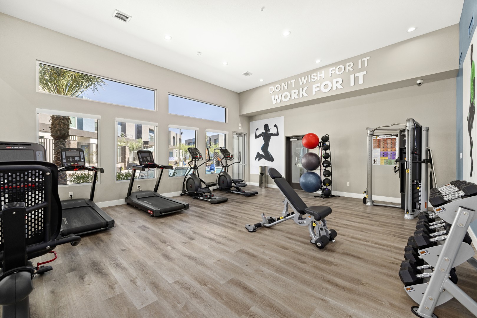 Strength And Cardio Training Area