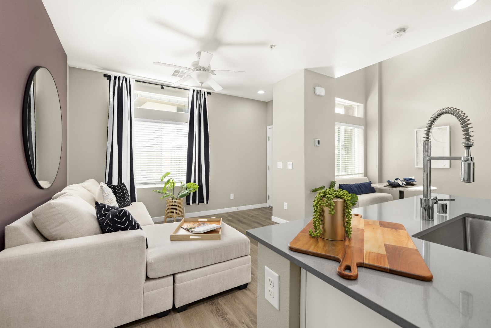 Contemporary Open Living Space