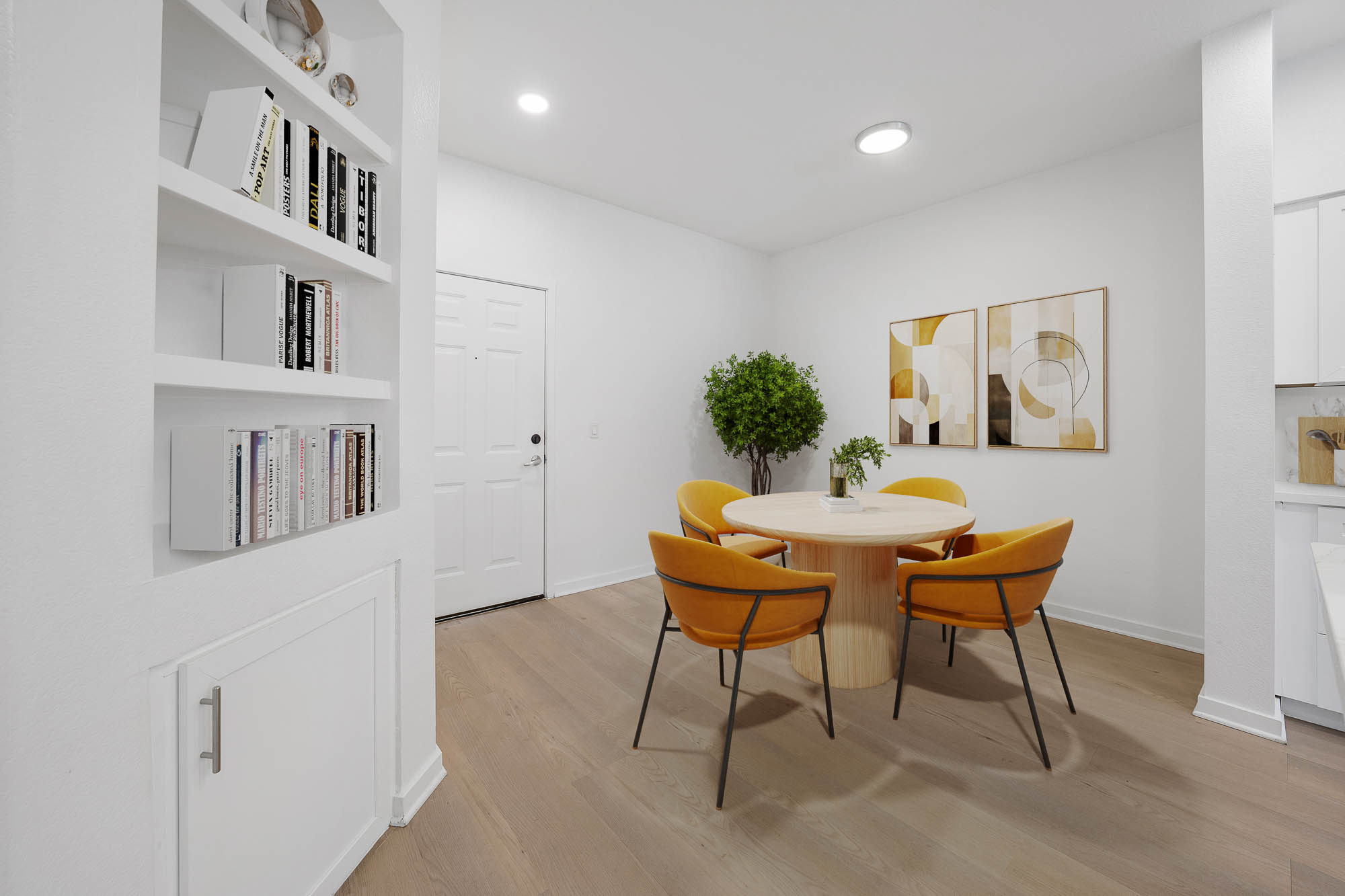 Open Living and Kitchen