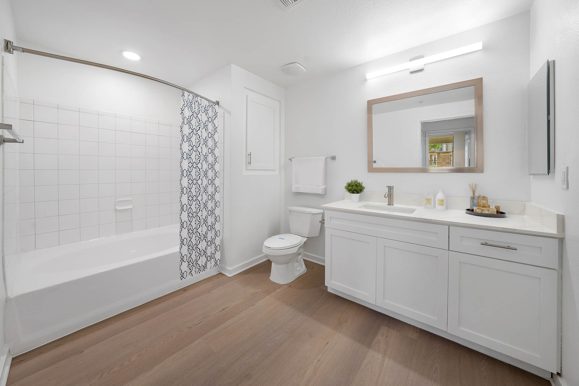 Modern Bathroom With Double Vanity