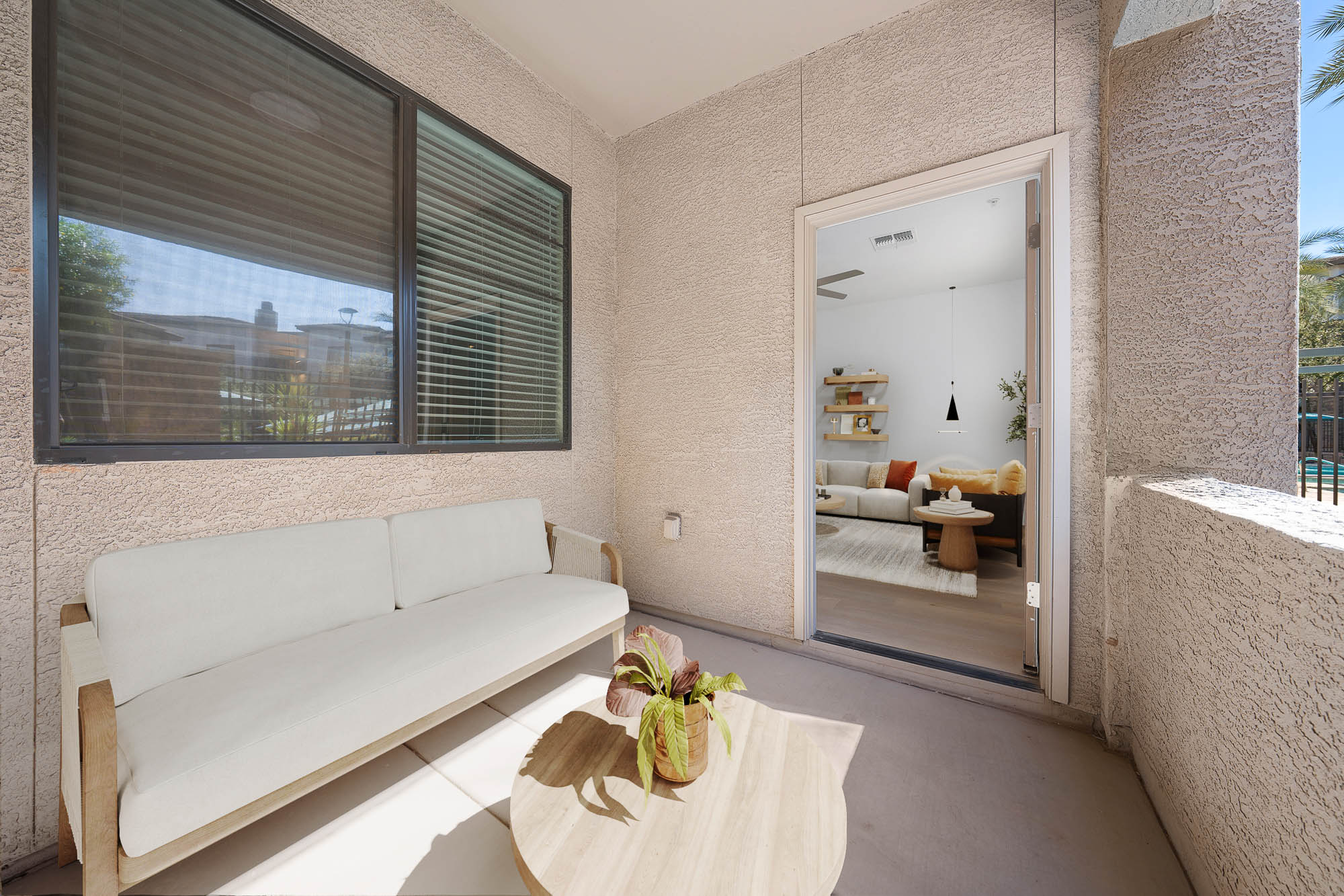 Private Patio With Outdoor Seating