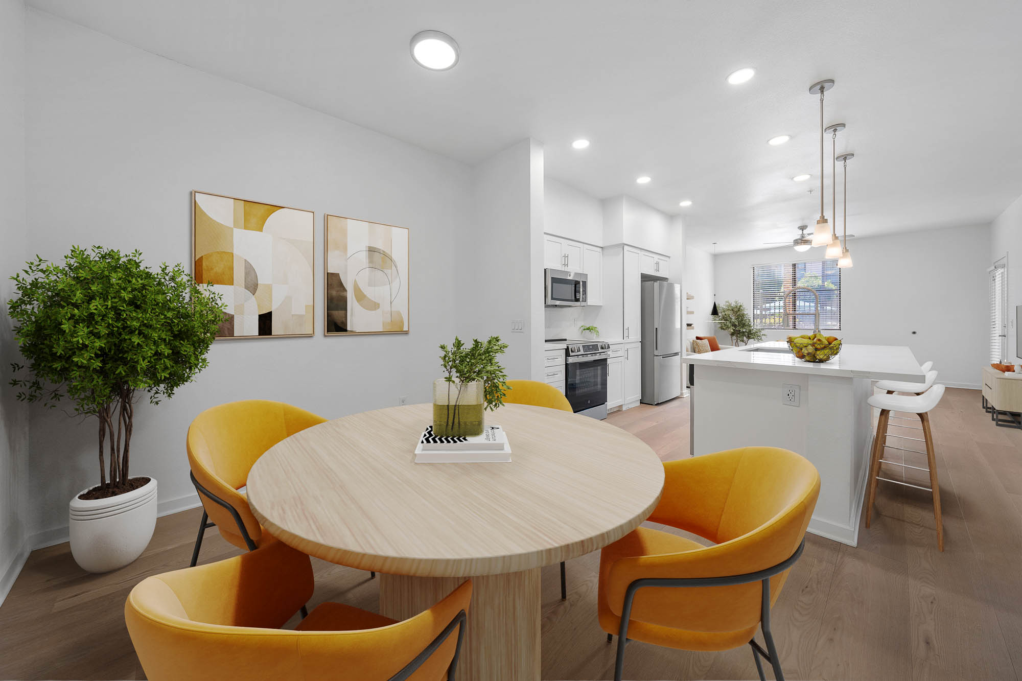 Dining Area With Modern Finishes