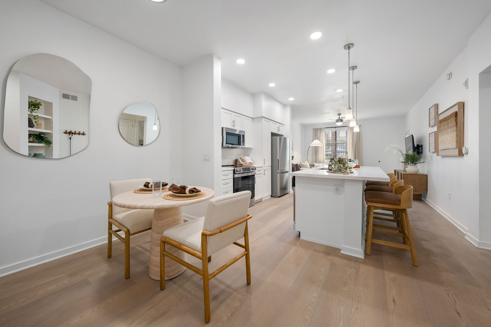 Kitchen and Dining Space