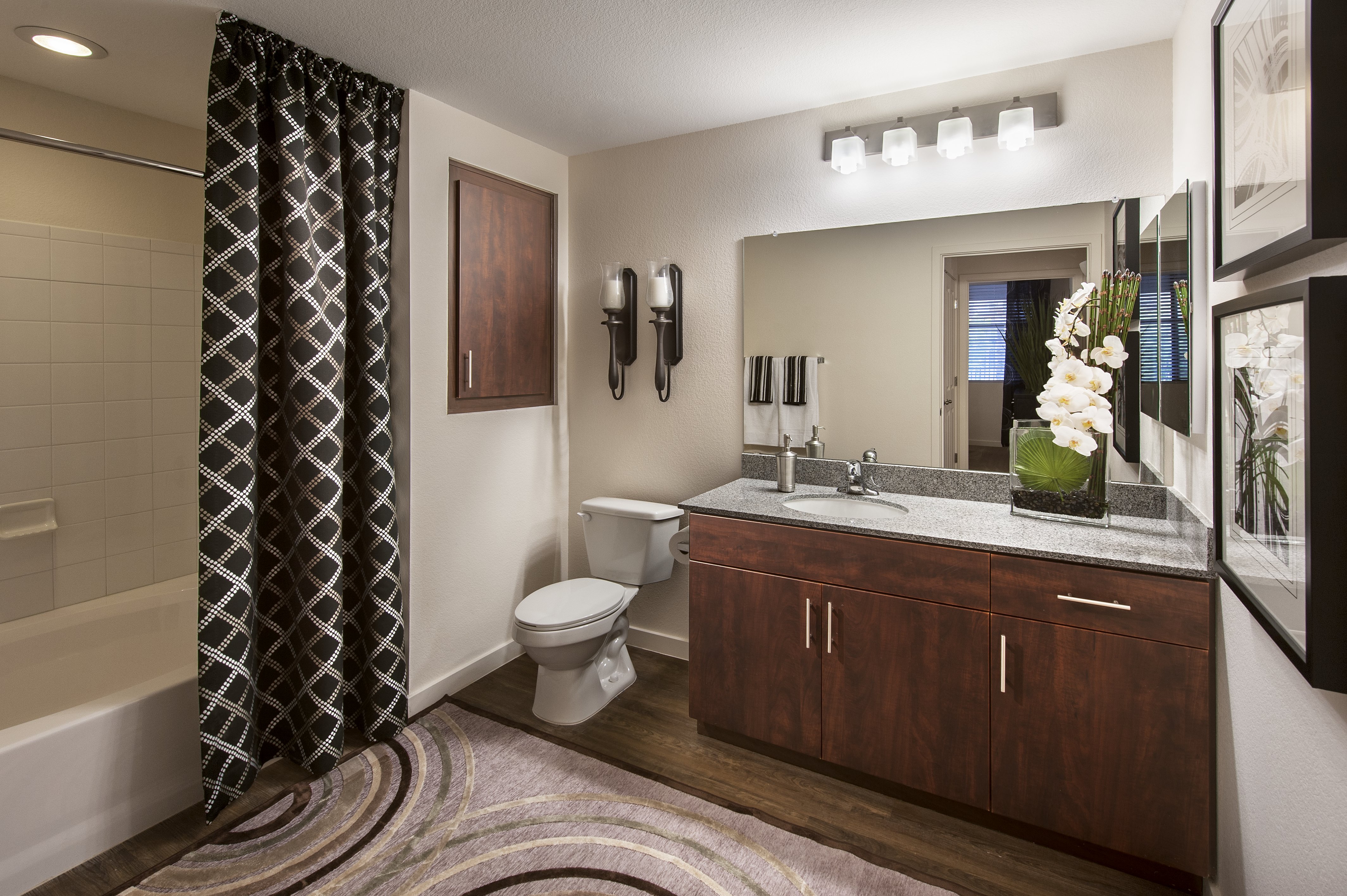 Spacious Bathroom with Soaking Tub